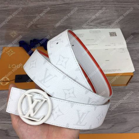 louis vuitton cintura bianca uomo|cinture louis vuitton donna.